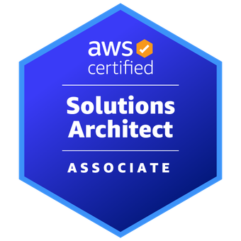 AWS Certified Solutions Architect – Associate badge, issued by Amazon Web Services